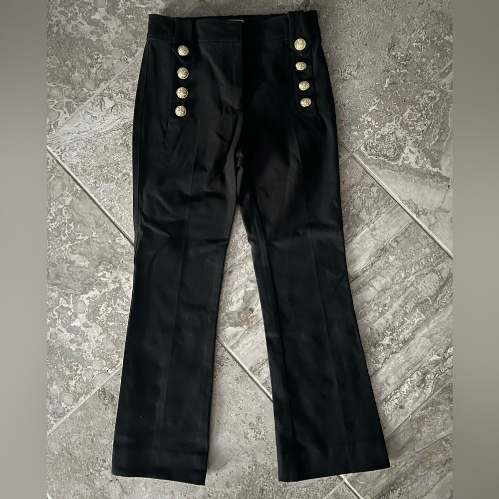 Derek Lam 10 Crosby Robertson High Waisted Crop Flare Pants, NWT, Size 4 - Picture 7 of 16